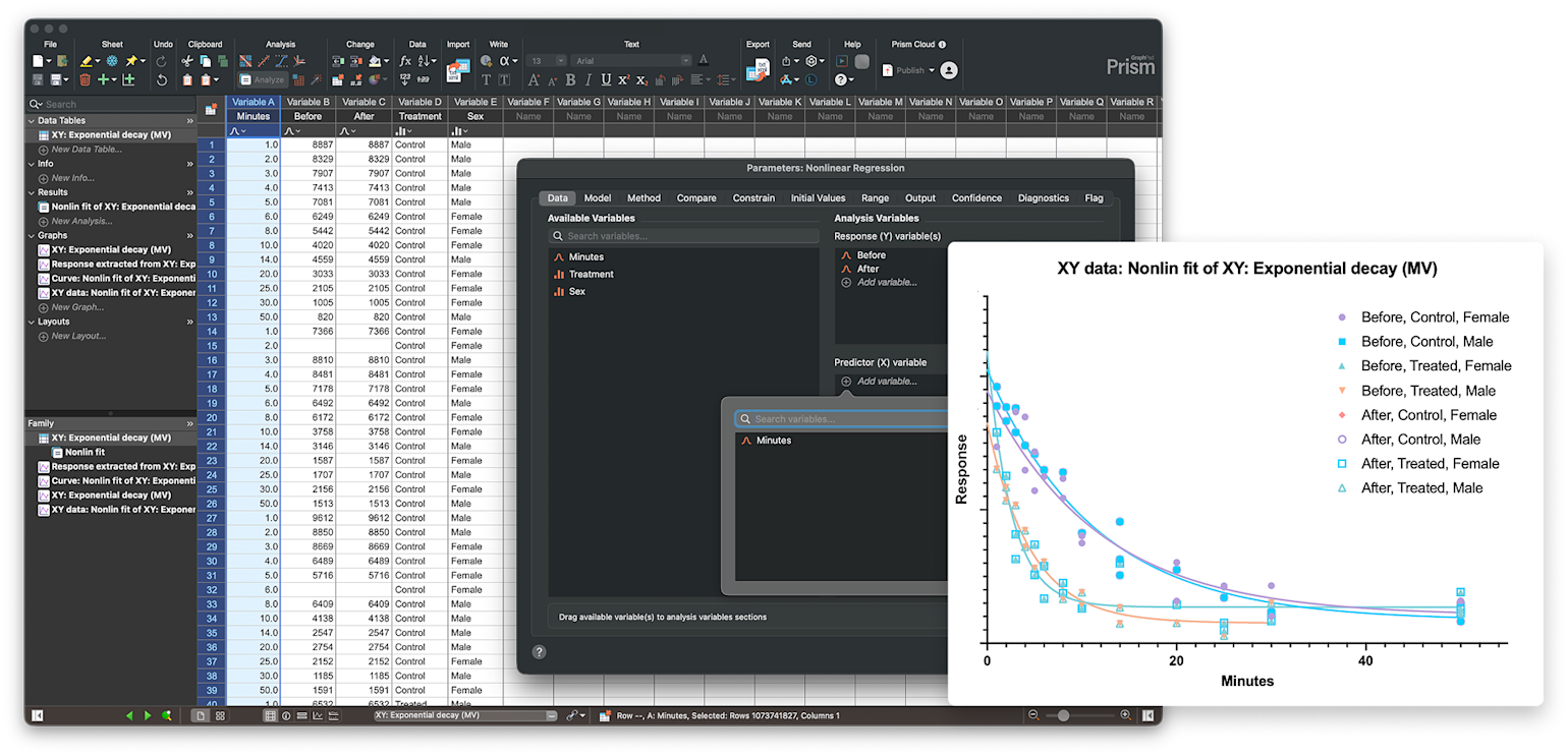 多変数データテーブルからの直接解析_Classic_Analyses