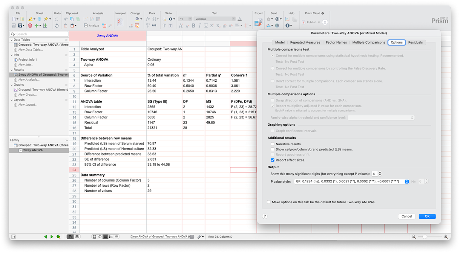 多元配置分散分析（Multifactor ANOVA）